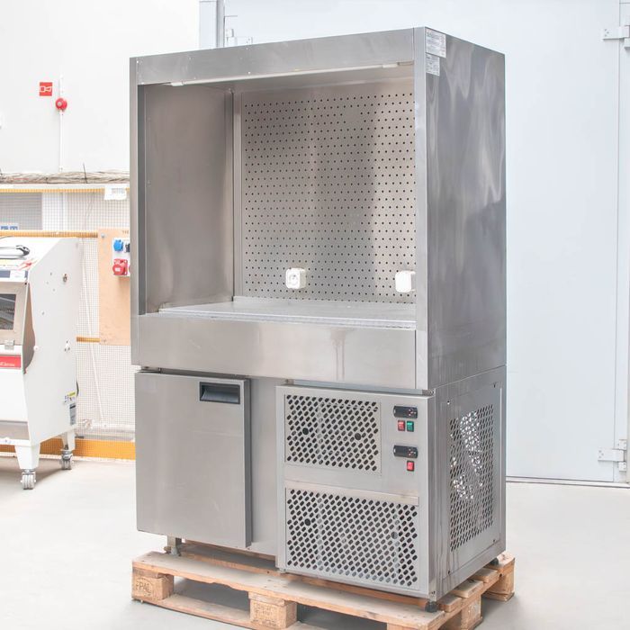 Regało-stół chłodniczy JUKA 120x70x185 cm inox 230V 1,8 kW R404A