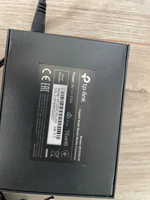 Media konwenter światłowodowy TP-Link MC200CM