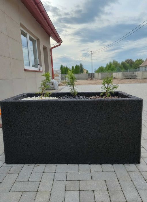 Donica ogrodowa betonowa 100x50x50 cm