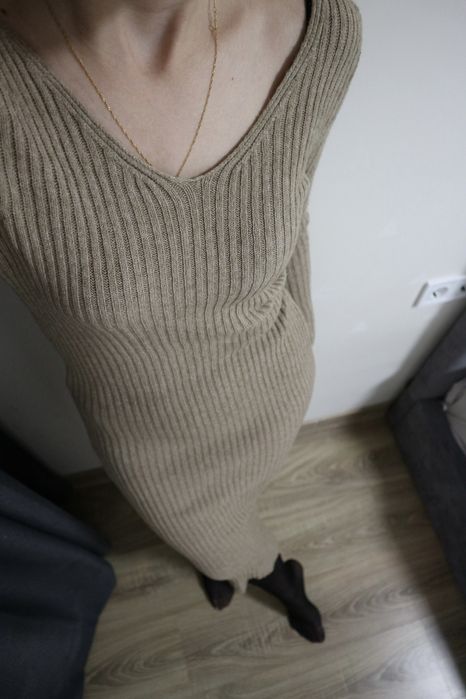 2 вязане Тепле плаття, сукня гольф