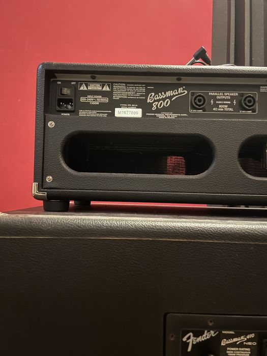 Fender Bassman 800 Head - Como Novo - Possibilidade de Venda da Coluna