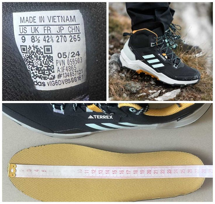 Трекинговые кроссовки Adidas Terrex AX4 GORE-TEX р. EUR-42,5/41-27 см.