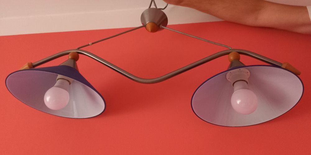 Lampa, żyrandol podwójny