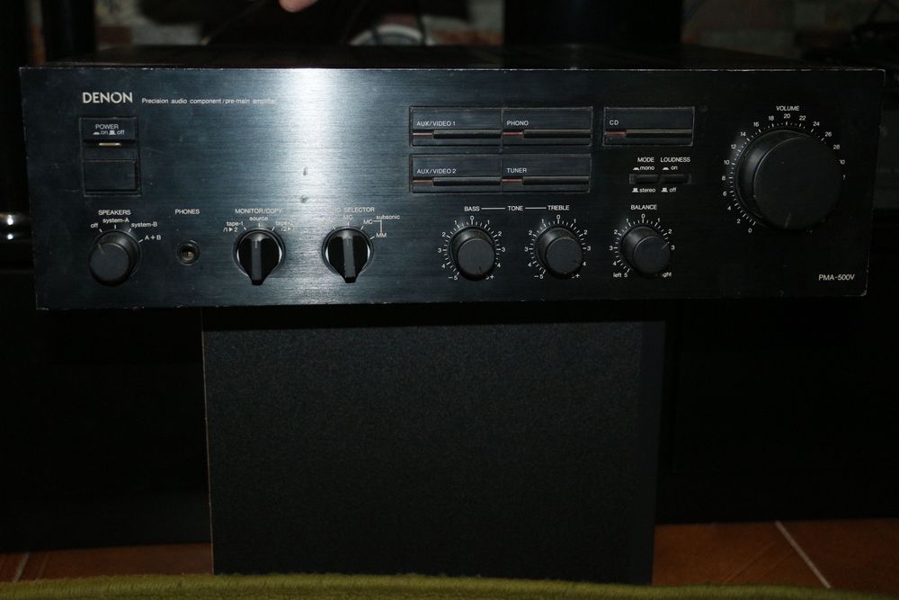 Amplificador DENON + Colunas SCOTT64171259886081122