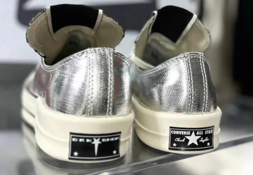 Buty Rick Owens Drkshdw x Converse TURBODRK Metallic r.45