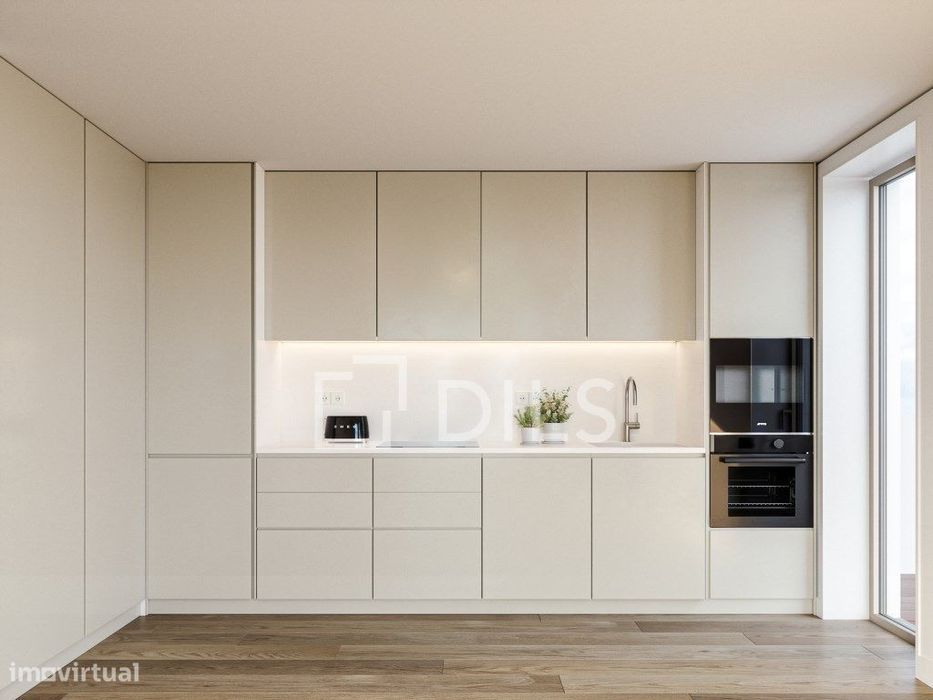 Apartamento T2 com varanda no novo empreendimento no campo Grande