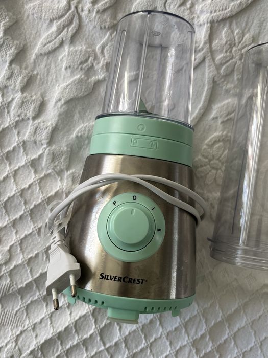 triturador de alimentos silvercrest com dois copos