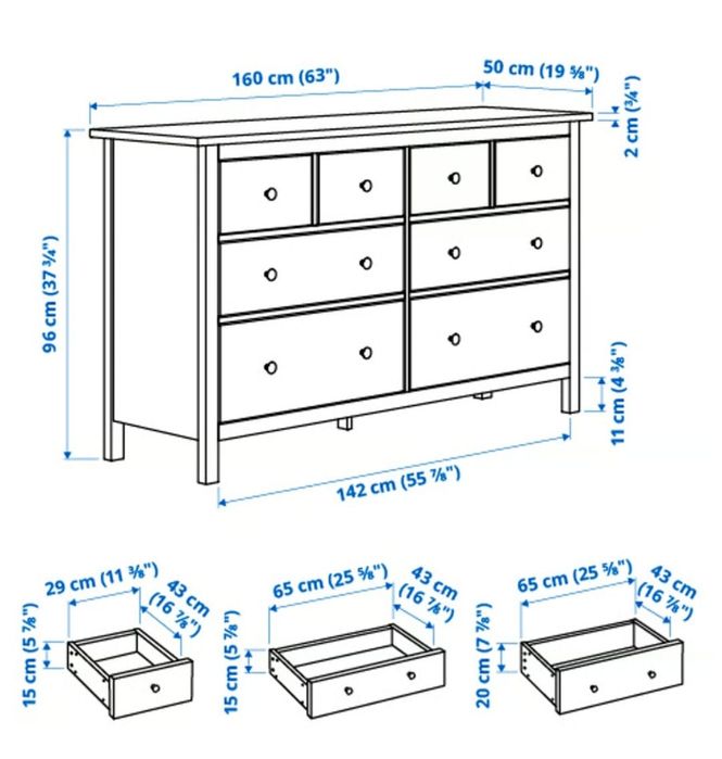 Cómoda Hemnes Ikea