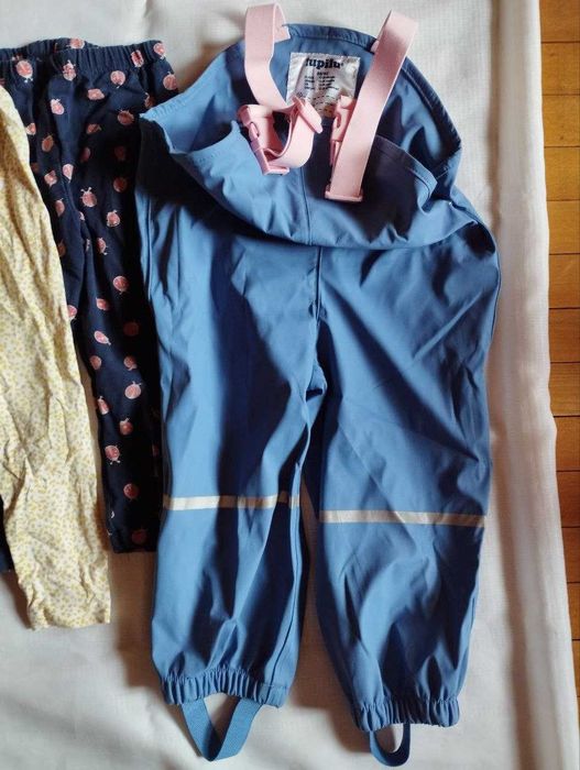 Набір дитячого одягу для дівчинки 86-98, штани, легінси, носочки