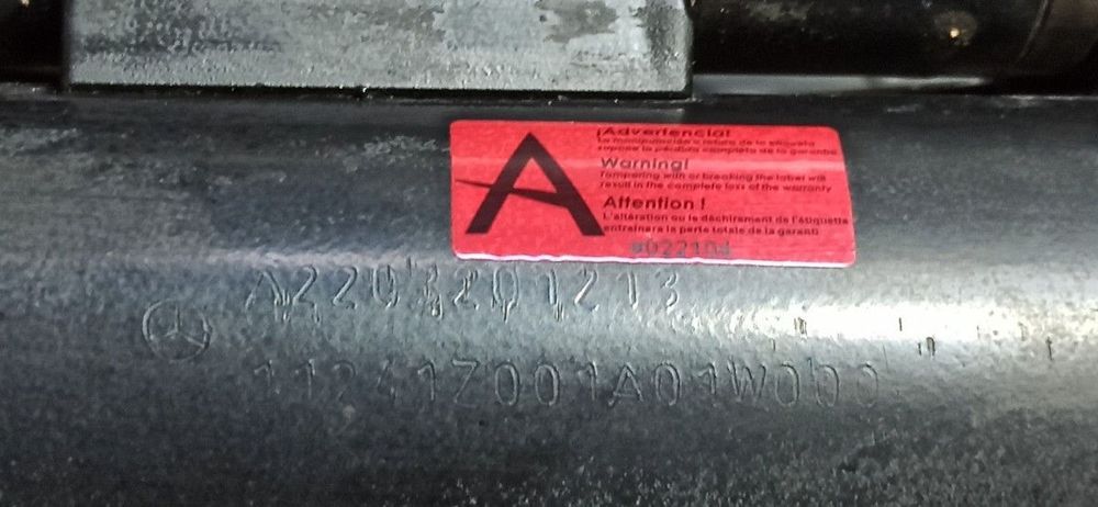 AMORTECEDOR TRASEIRO ESQUERDO MERCEDES CLASE S (W220) BERLINA 400 CDI (220.028)