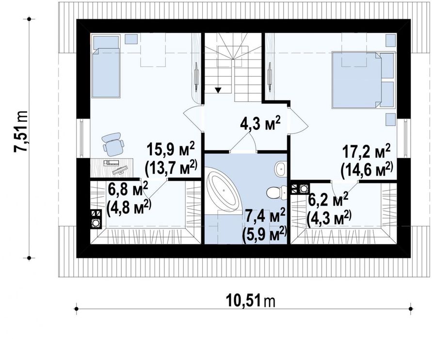 House by the address (area 130 m²) - Atlanta.ua - photo 4