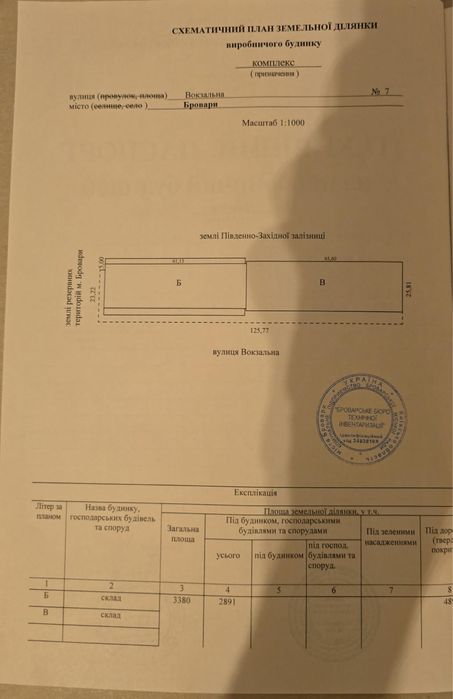 Продаж,  вул. Вокзальна, 7, склад, ангар, рампа, 2350м біля залізниці