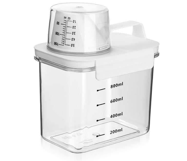 Pojemnik na proszek do prania dozownik 1100 ml miarka
