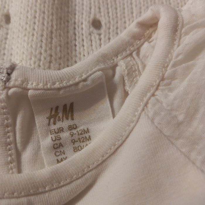 Sukienki letnie, Cool Club, H&M, Lupilu i Tex, r. 80 Zestaw