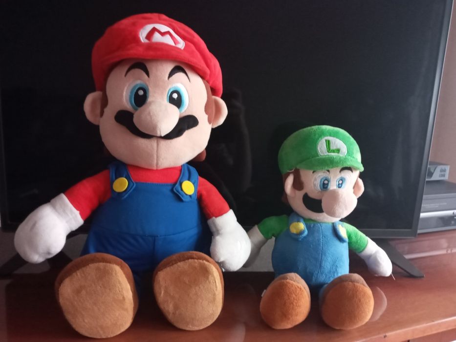 Кукли м'які Маріо і Луїджі