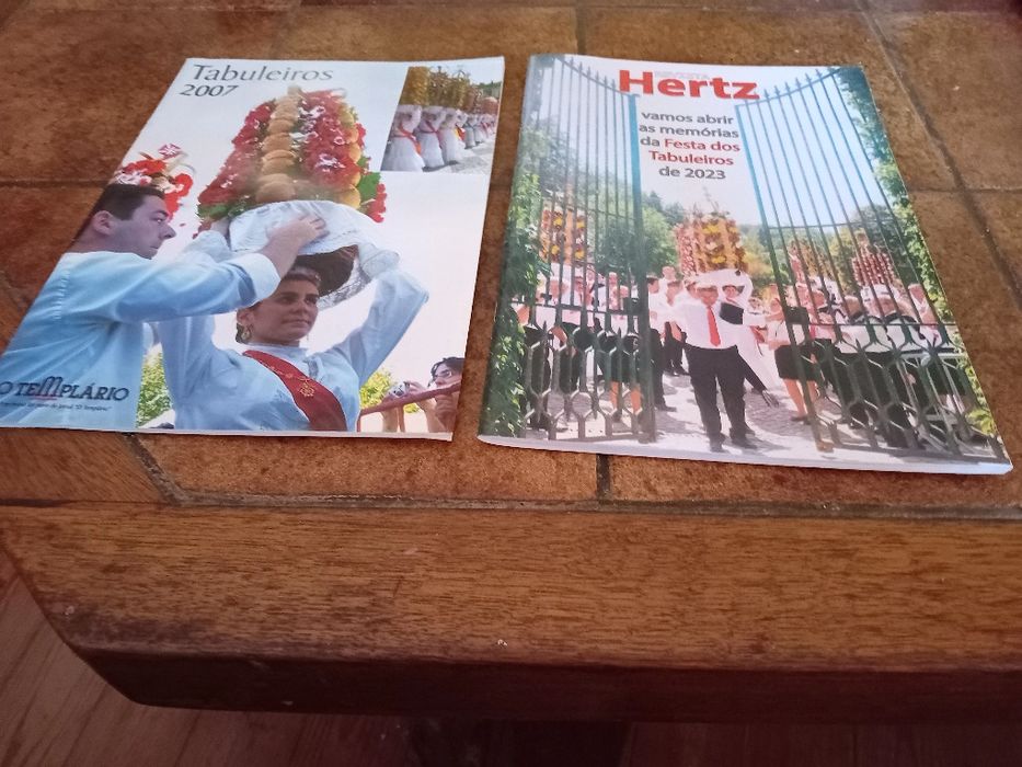 Tomar, 2 revistas festa tabuleiros,  2007 e 2023