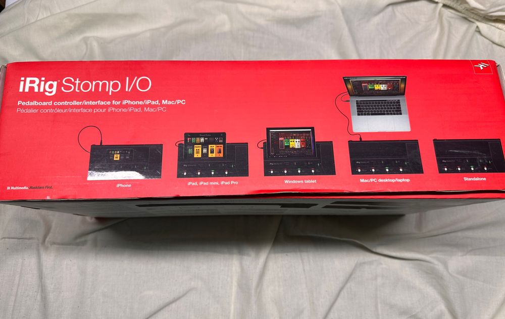Pedaleira guitarra IK MULTIMEDIA iRig Stomp I/O