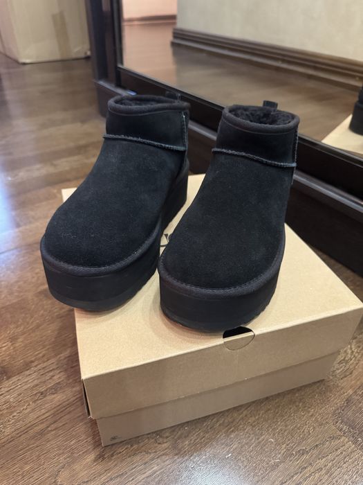 UGG чорні на платформі оригінал