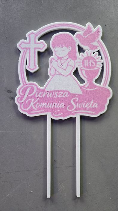 Topery Na tort Komunia św. PLA