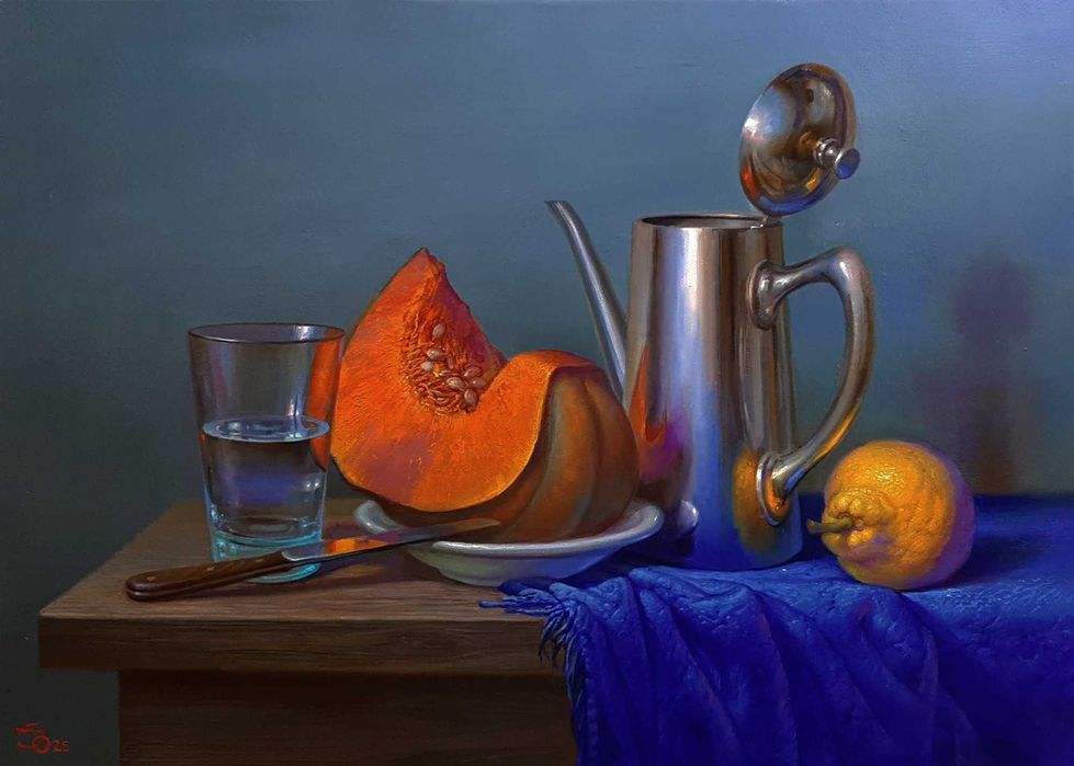 Картина маслом натюрморт (полотно,олія)