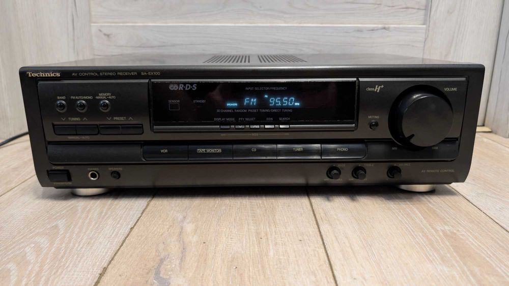 Amplituner Technics SA-EX 100 ! Czarny ! PO SERWISIE ! IDEALNY STAN !