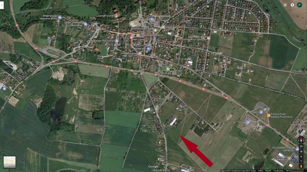 Działki budowlane w Prochowicach