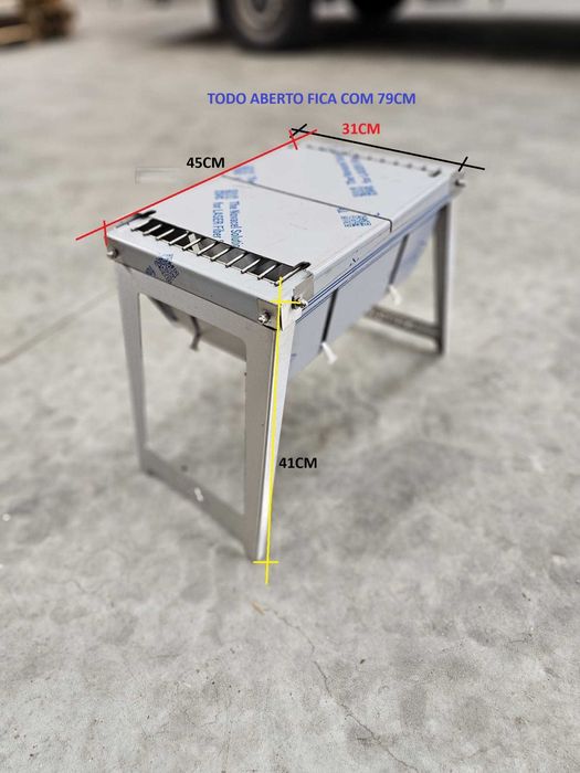 grelhador inox Autocaravana/TT