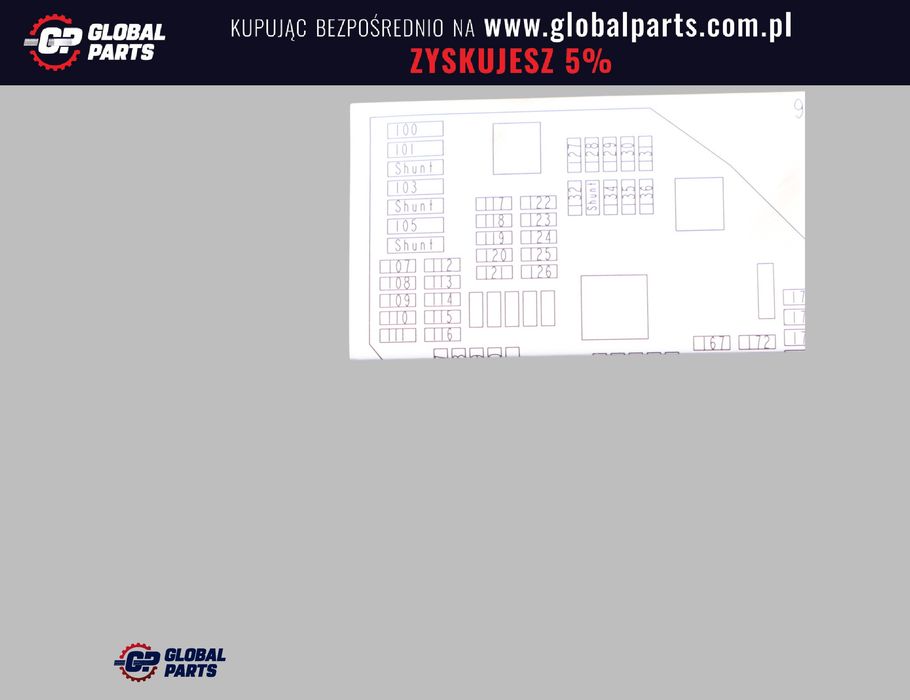 BMW X3 F25 Grupowanie Mapa Diagram Skrzynka Bezpieczników