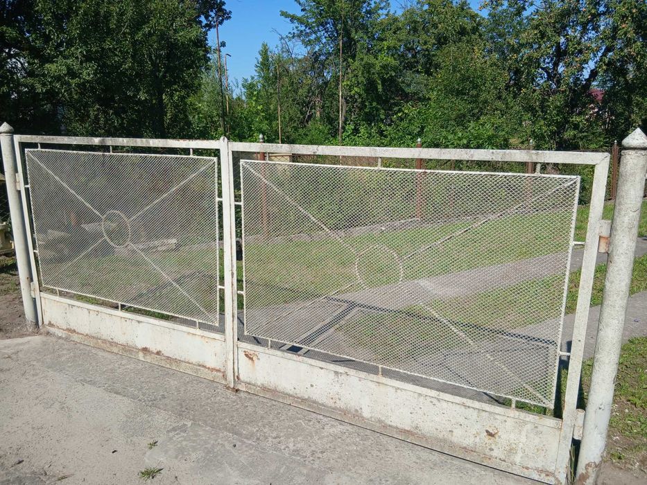 Ворота металеві для паркана 3.5 м довжина