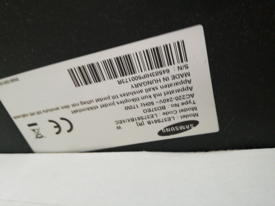 Monitor Hp + Televisão Samsung com avaria