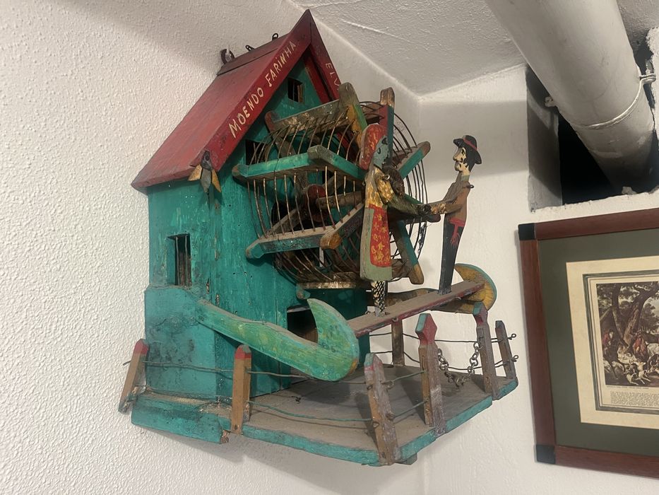 Gaiolas feitas a mao de colecao