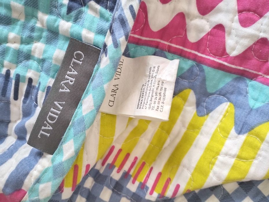 Colcha cama criança (dois padrões) e fronha de almofada