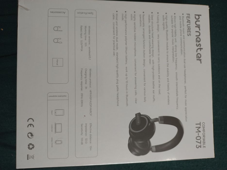 Słuchawki bezprzewodowe BURNESTER