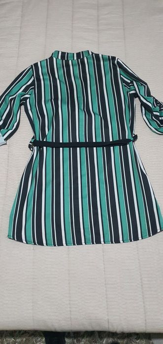 Vestido de senhora tamanho único verde e preto