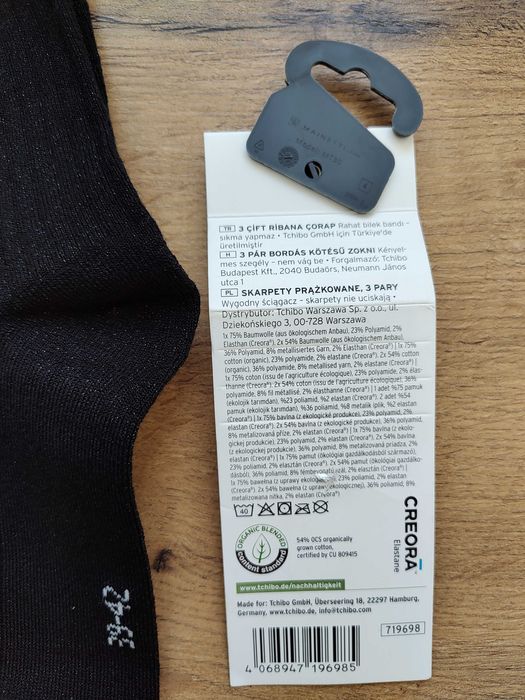 Skarpetki damskie Tchibo 39-42 nowe 2 pary