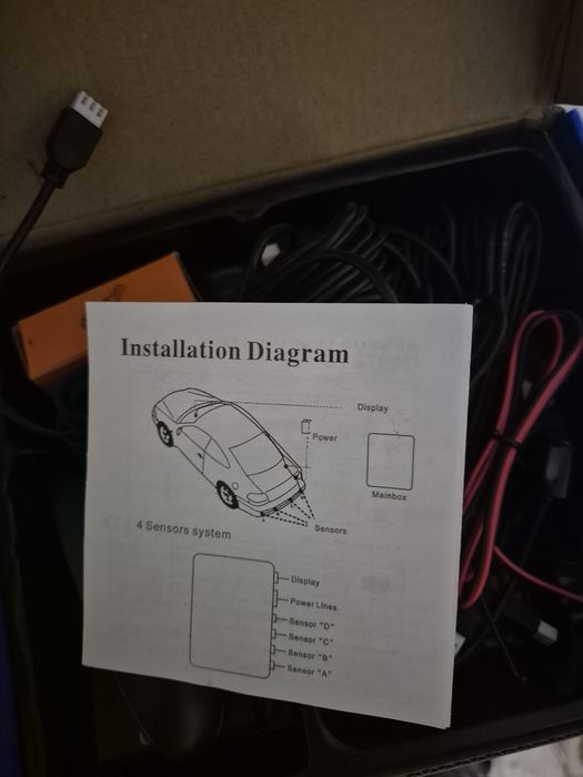 Парктронік на 4 датчика