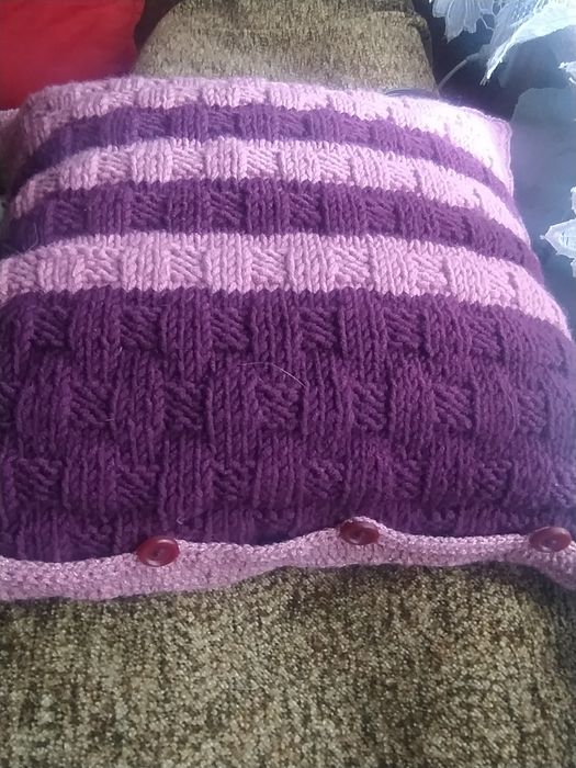 Poduszka z włóczki