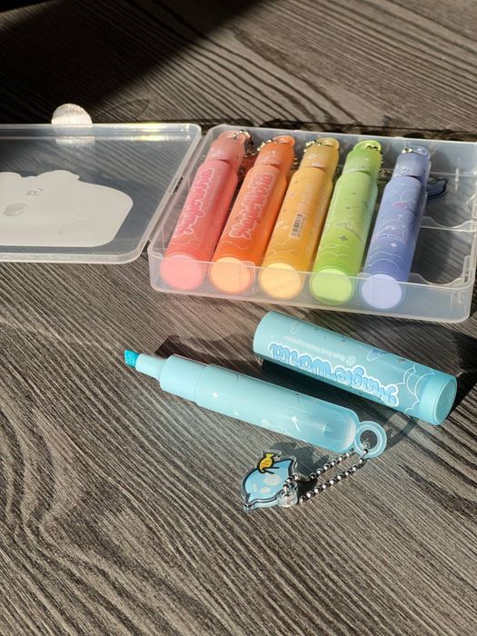 Акварельні маркери 6 кольорів NO983-1 для творчості та хобі