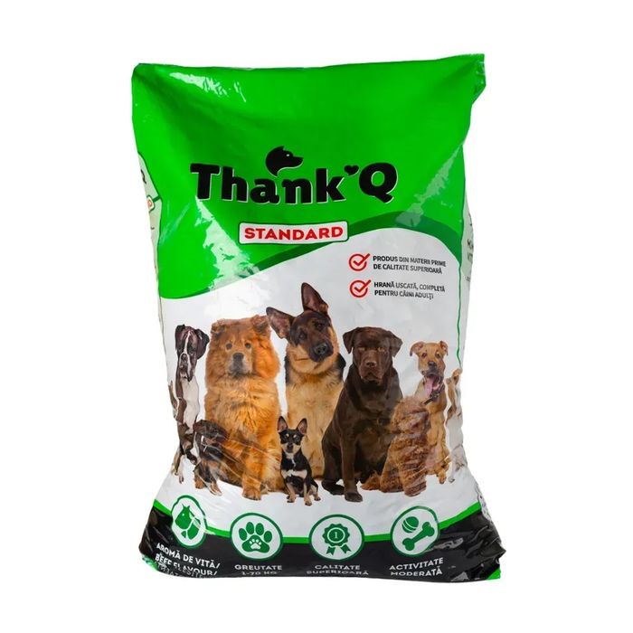 Сухий корм для собак ThankQ 10кг / зі смаком Яловичини !