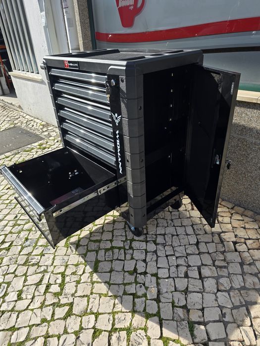 carrinho de ferramenta de 7 gavetas 6 completas novo