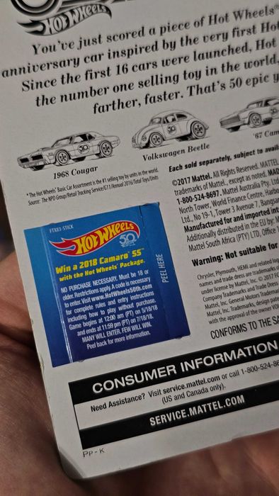 Hot Wheels 50th Anniversary Custom '67 Ford Mustang