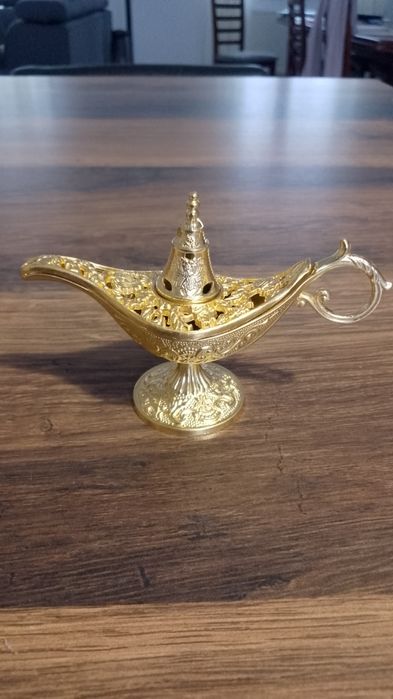 Piękna kadzielnica podstawka do kadzidełek lampa Alladyna