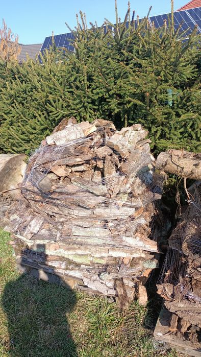 Kora do ogrodu lub na opał z topoli