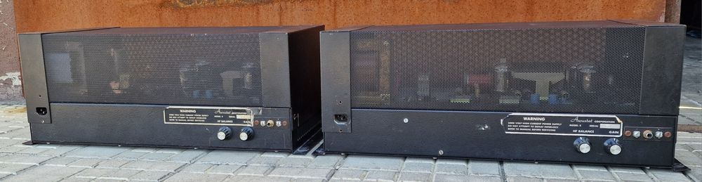 Acoustat X elektrostaty z lampowymi wzmacniaczami