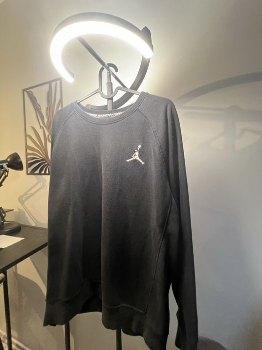 Bluza Jordan Jumpman Fleece Crew Czarny Regular Fit