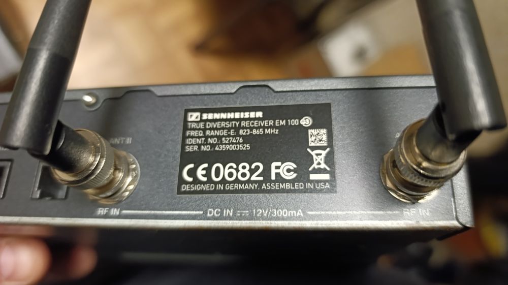 Радіомікрофон, радіосистема  Sennheizer ew100 g3 835
