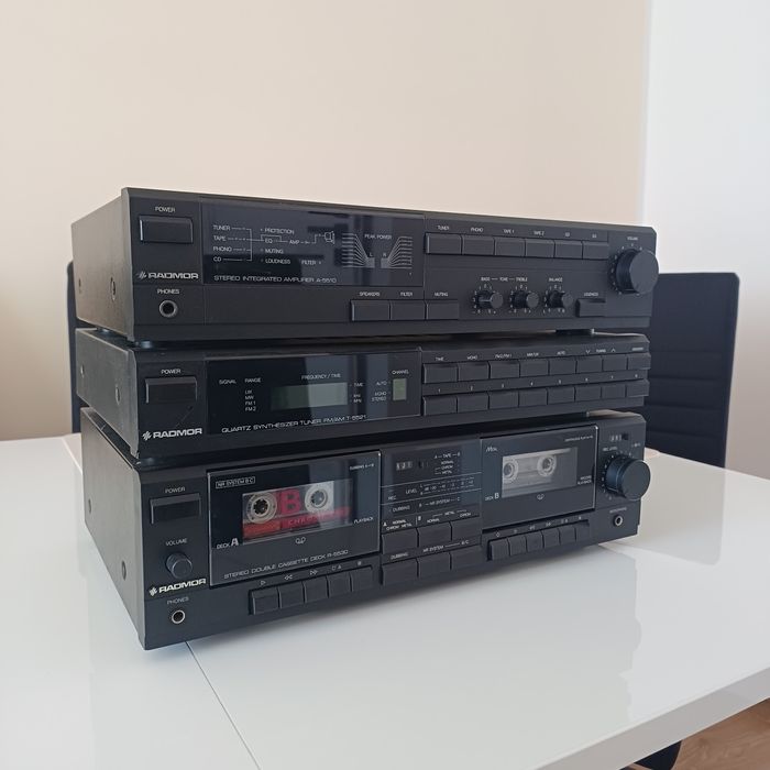 Wieża Radmor seria 55  A-5510 R-5530 T-5521  (Unitra Tonsil wzmacniac)