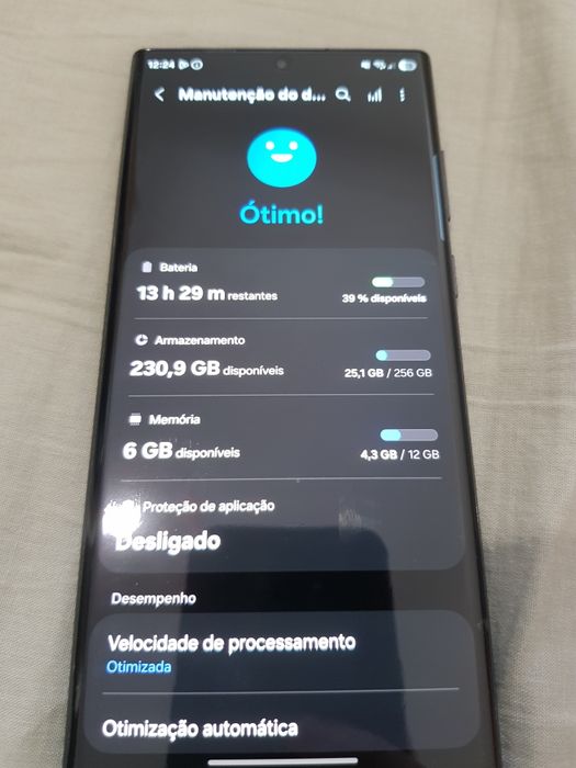 Samsung S22 ultra defeito ler descrição