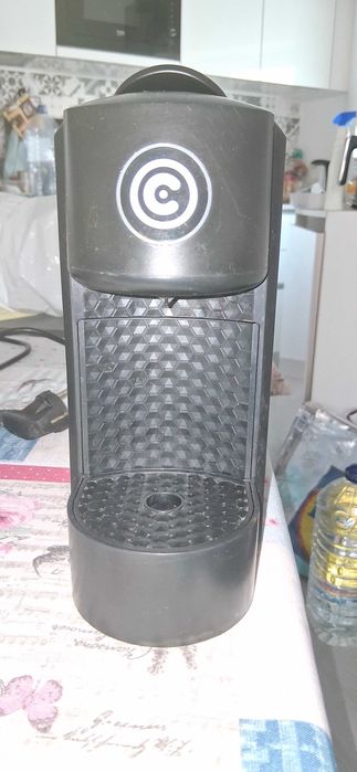 Máquina de Café Cápsulas Sistema Exclusivo Grazie Cinzenta Continente
