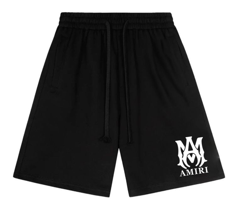 Спортивные шорты Amiri Logo унисекс черные Амири Новые модели на лето